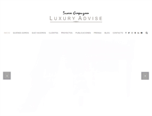 Tablet Screenshot of luxuryadvise.com